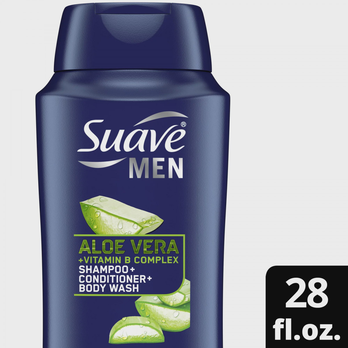 Suave Men 3-in-1 Shampoo Conditioner & Body Wash with
