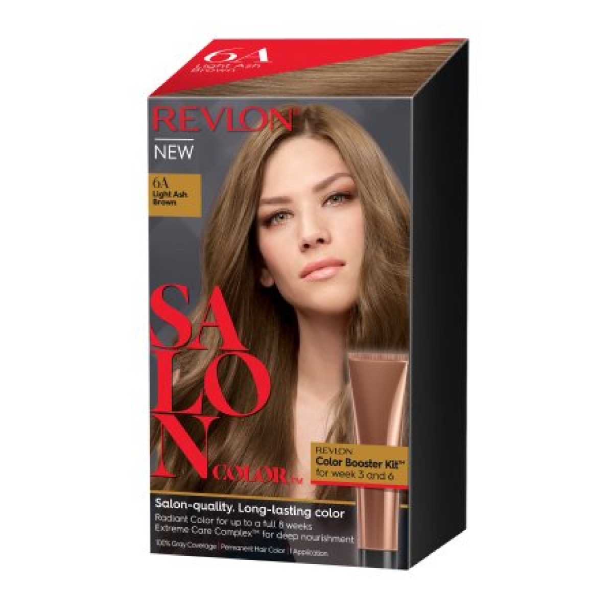 Revlon Salon Hair Color Light Ash Brown, 1 Application