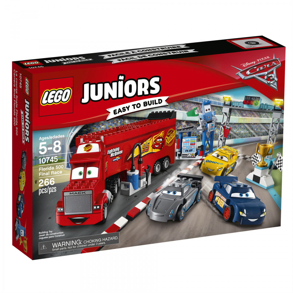 LEGO Juniors Disney Pixar Cars 3 Florida 500 Final Race
