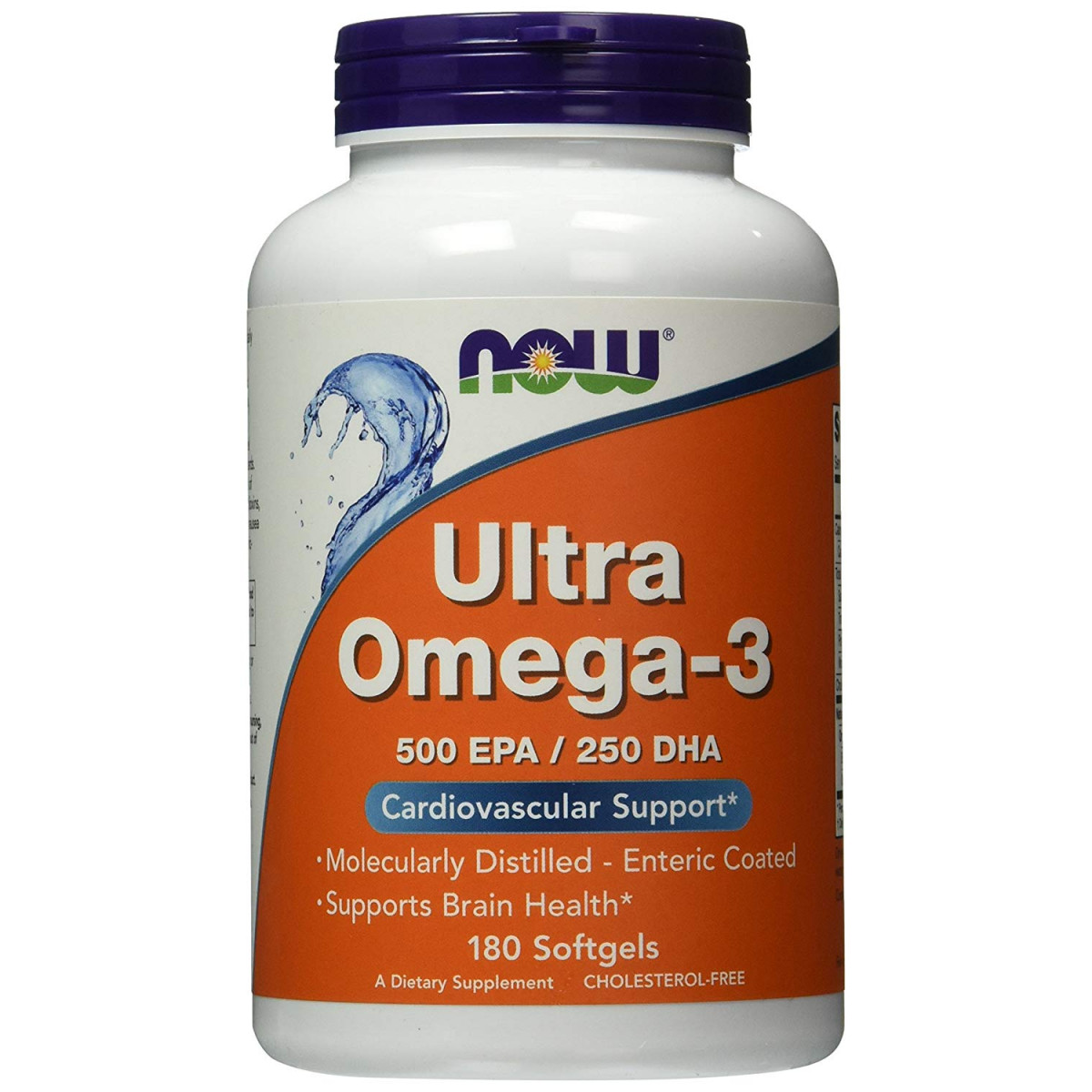 NOW Ultra Omega 3 Fish Oil,180 Softgels