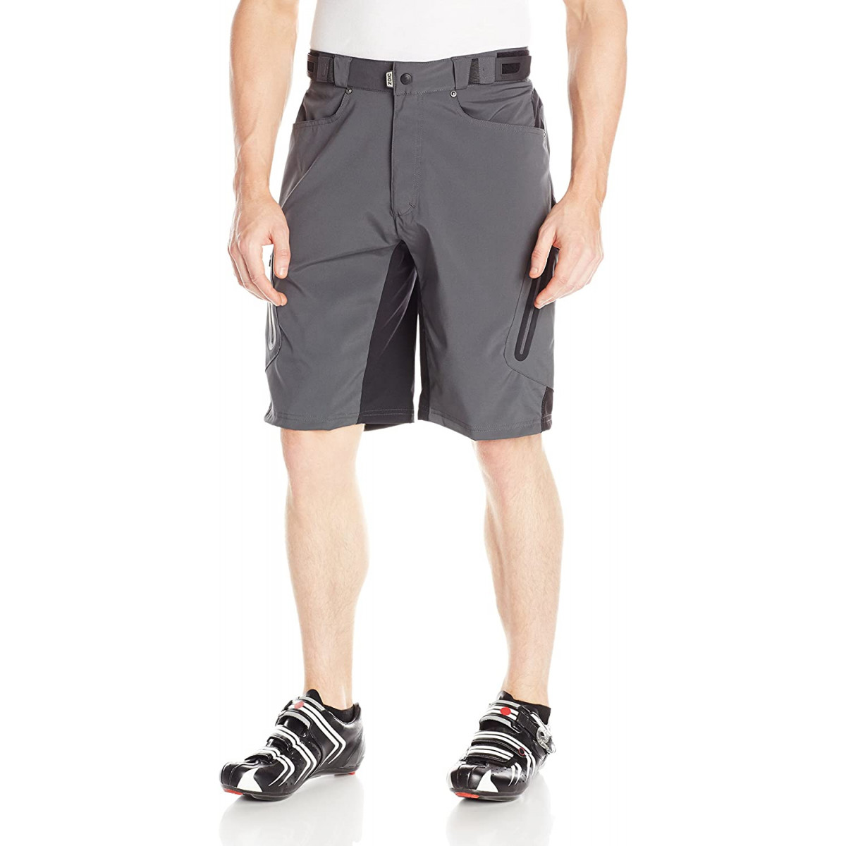 ZOIC Mens Ether Mountain Bike MTB Cycle Riding Short with Padded Essential Liner Relaxed Fit