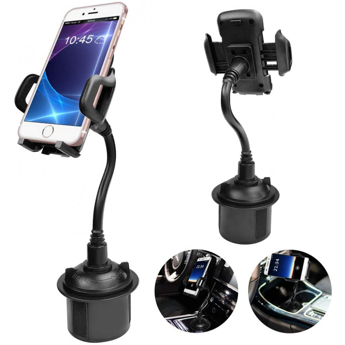 S9/ S9 BTMAGIC Cell Phone Car Cradles & Mounts,Universal Adjustable Cup Holder for iPhone Xs/Max/X/XR/8/8 Plus,Samsung Note 9/ S10 S8,GPS 