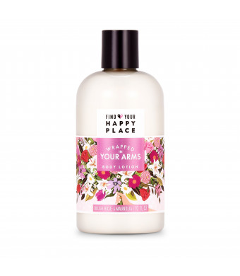 Find Your Happy Place Moisturizing Body Lotion Wrapped In Your Arms Blush Rose and Magnolia 10 fl oz