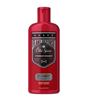 Old Spice Stronger Swagger Mens 2in1 Anti-Dandruff Shampoo and Conditioner, 12 fl oz