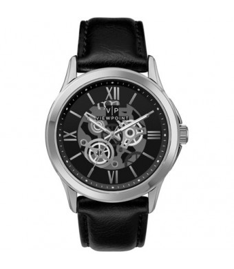 Viewpoint by Timex Men's 42mm Black Dial Watch, Black Strap
