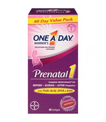 One A Day Women's Prenatal 1 Multivitamins, 60 Count
