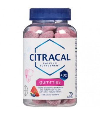 Citracal Calcium+D3 Gummies, 70 Ct
