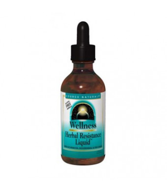 Source Naturals Wellness Herbal Resistance Alcohol-Free Liquid, 2 Fl Oz