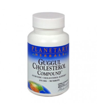 Planetary Herbals Guggul Cholesterol Compound Tablets, 90 Ct