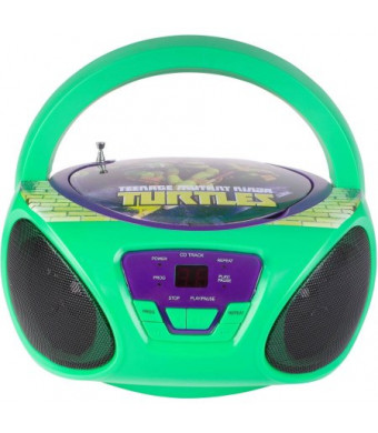 Sakar Nickelodeon 57065-tru Teenage Mutant Ninja Turtles CD Boombox