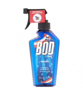 BOD Man Heroic Fragrance Body Spray, 8 fl oz