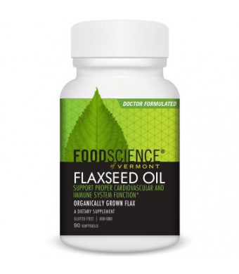 FoodScience of Vermont Flaxseed Oil, 90ct