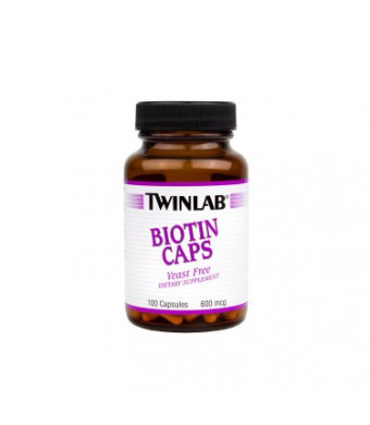 Twinlab Biotin Capsules, 100 Ct