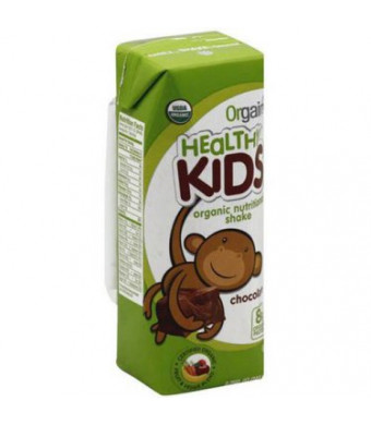 Orgain Healthy Kids Organic Chocolate Shake, 8.25 fl oz, (Pack of 12)