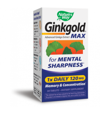 Nature's Way Ginkgold Max 120 mg - 30 Tablets