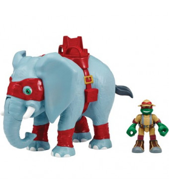 Teenage Mutant Ninja Turtles Half Shell Heroes Safari Elephant with Raphael Figure