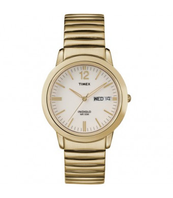 Timex Men's Chambers Street Watch, Gold-Tone Stainless Steel Expansion Band