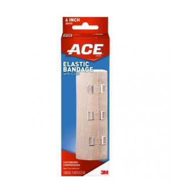 ACE Brand Elastic Bandage w/ clips, 6 in