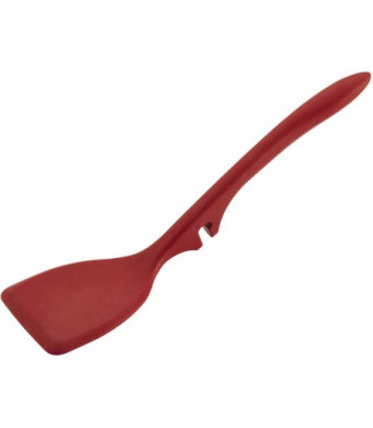 Rachael Ray Cucina Tools Lazy Solid Turner, Cranberry Red - 51054