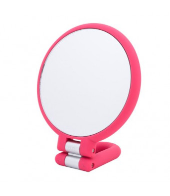 Danielle Soft Touch Hand Held 15x Mirror, Pink