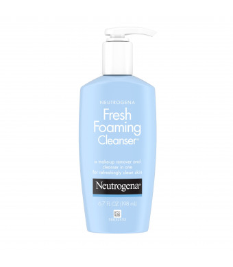 Neutrogena Fresh Foaming Facial Cleanser & Makeup Remover, 6.7 fl oz