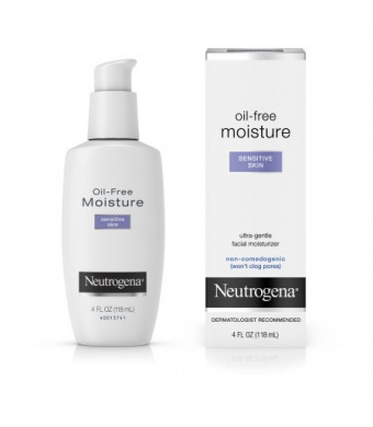 Neutrogena Oil-Free Daily Sensitive Skin Facial Moisturizer, 4 fl. oz