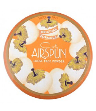 Airspun Loose Face Powder Original Formula, Translucent Extra Coverage, 2.3 oz