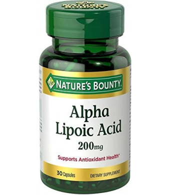 Nature's Bounty Alpha Lipoic Acid 200 mg 30 Capsules