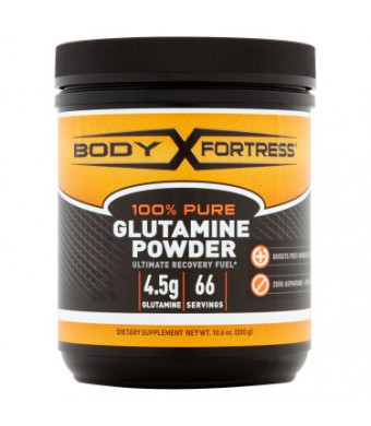 Body Fortress 100% Pure, Glutamine Powder, 66 Servings