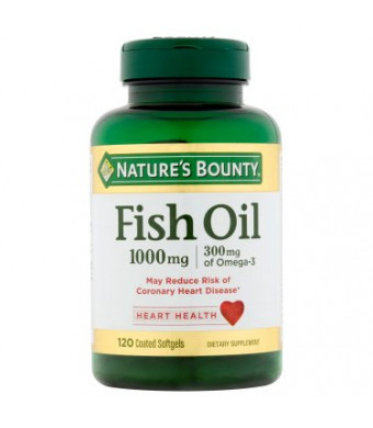 Nature's Bounty Fish Oil, 1000mg, 120ct