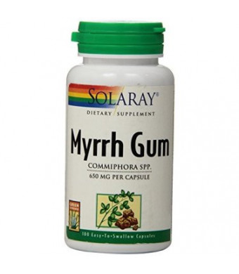 Solaray Myrrh Gum 650 mg - 100 Capsules