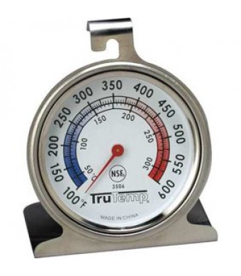 TRUTEMP Oven Thermometer,100 to 600F 3506