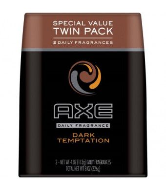 Axe Dark Temptation Daily Fragrance 4 oz, Twin Pack