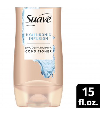 Suave Professionals Moisturizing Shine Enhancing Daily Conditioner with Hyaluronic Acid, 15 fl oz