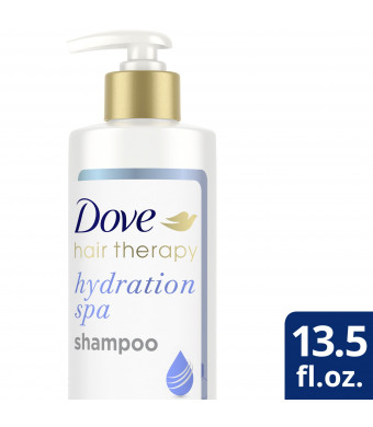 Dove Hydrating Shampoo, Hair Therapy with Hyaluronic Serum for Dry Hair, 13.5 fl oz