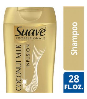 Suave Professionals Coconut Milk Infusion Deep Moisture Shampoo, 28 oz