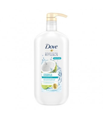 Dove Nourishing Rituals Shampoo with Pump Coconut & Hydration 31 oz
