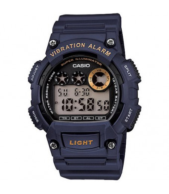 Casio Men's Sport Digital Watch, Blue Resin Strap