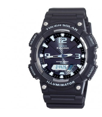 Casio Men's Solar Sport Combination Watch, Black