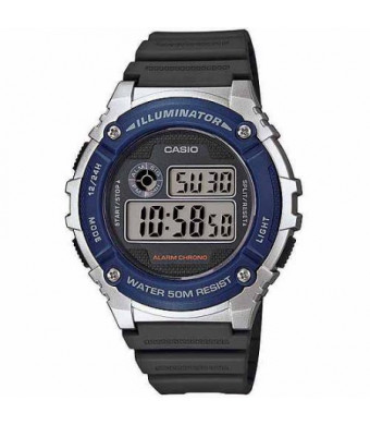 Casio Men's Digital Watch, Grey Resin Strap