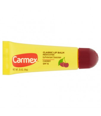 Carmex Cherry Flavor Tube .35 oz (Pack of 12)