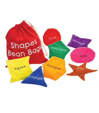 Educational Insights Shapes Beanbags Set of 8, Toddler Learning Toys, Preschool Toys, Sensory Toy for Ages 3+