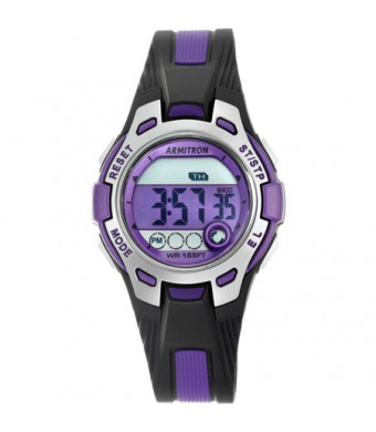 Armitron Women's Round Sport Watch, Purple