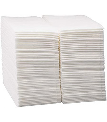 Premium Quality Elegant Disposable Guest Napkins | Soft and Absorbent Linen-Feel Napkins | Durable Decorative Bathroom Napkins | Good for Kitchen, Parties, Weddings, Dinner or Events Pack of 100