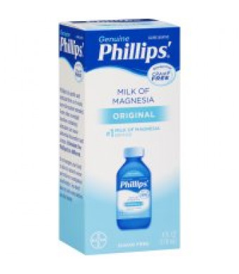Phillips' Milk of Magnesia Original Saline Laxative, 4 fl oz