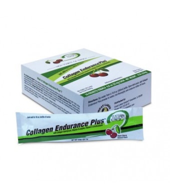 Great Lakes Gelatin Collagen Endurance Plus Packs, Black Cherry, 10 Ct