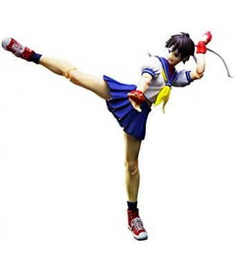 TAMASHII NATIONS Bandai S.H.Figuarts Sakura Kasugano Street Fighter Action Figure, Multi-Colored, 8" (BAN23895)