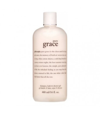 Philosophy Pure Grace Shampoo, Bath & Shower Gel, 16 Oz