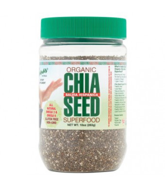 Sanar Naturals Organic Chia Seeds, 10.0 Oz