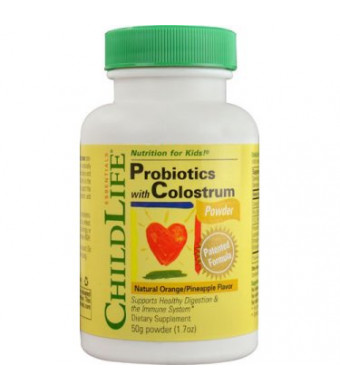 ChildLife Colostrum Powder with Probiotics, 1.7 Oz